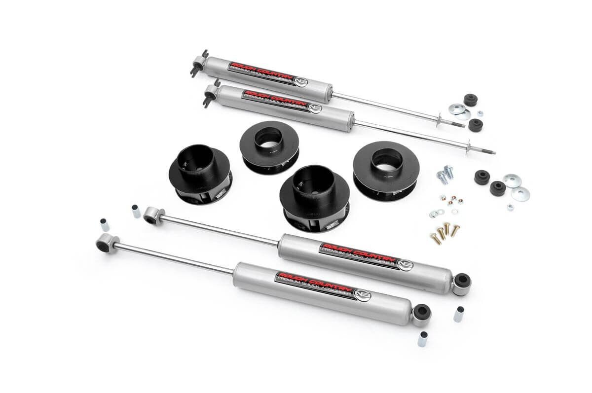 Jeep Grand Cherokee Suspension Lift Kit - Front + Rear - Rough Country - N3 - '99-'04